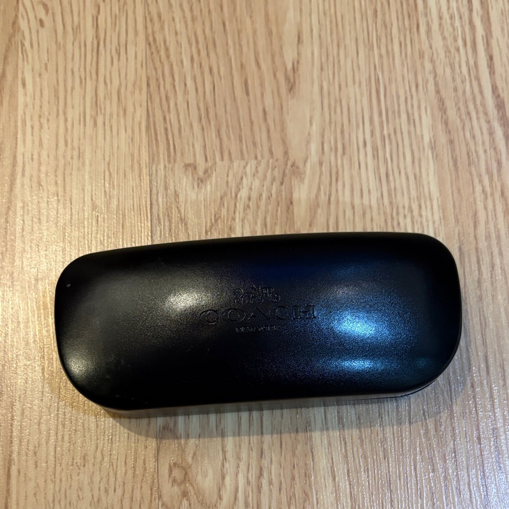 Coach Sleek Black Glasses Case